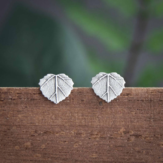 Aspen Leaf Studs