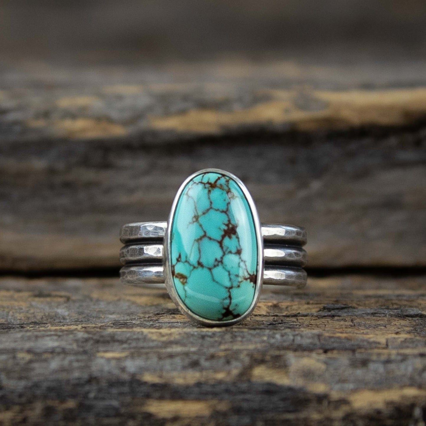 Baja Turquoise Triple Wire Band - Size 6.5