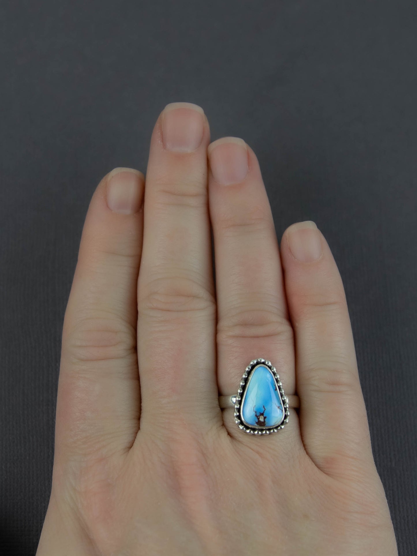 Golden Hill Turquoise Ring - Size 8