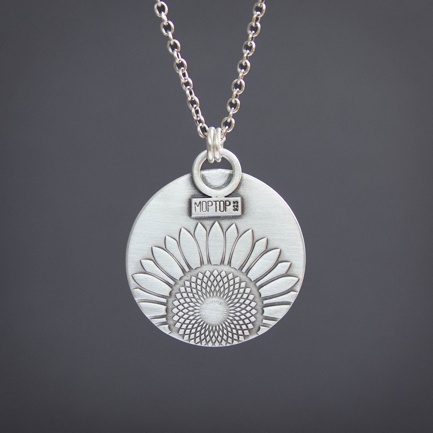 Sun Ray Pendant w/Turquoise Mountain