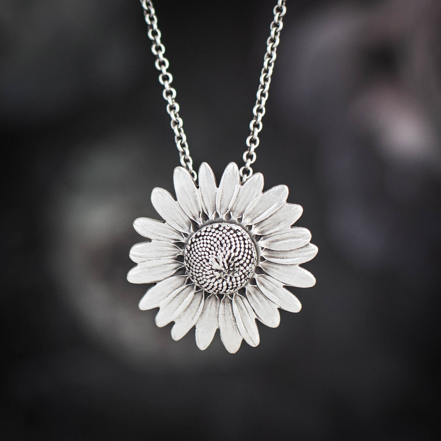 Made-to-Order Stirling Castle Daisy Pendant