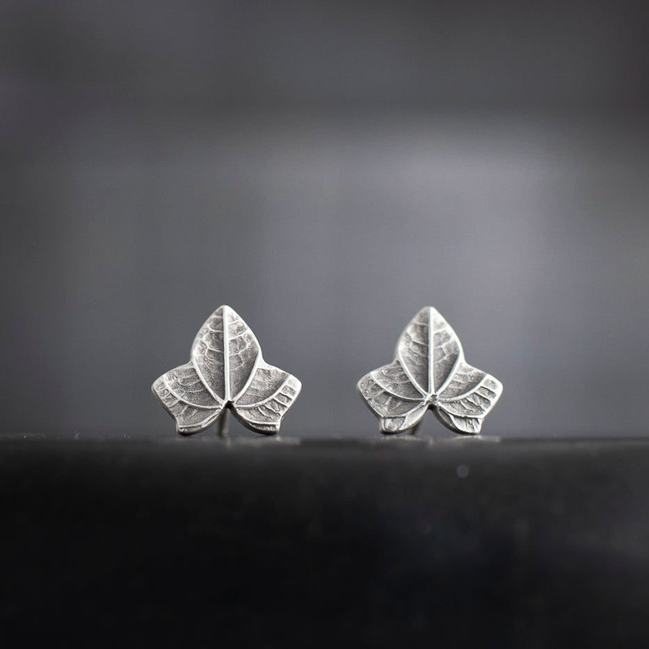 Ivy Leaf Stud Earrings